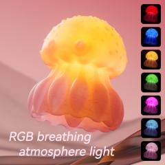 Pink Rechargeable Silicone Tongue Licking Vibrator – 10 Vibrating + 10 Licking + 7 Light Modes Cute Jellyfish Design