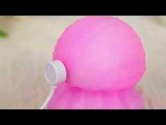 Pink Rechargeable Silicone Tongue Licking Vibrator – 10 Vibrating + 10 Licking + 7 Light Modes Cute Jellyfish Design