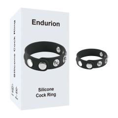 Black Adjustable Silicone Cock Ring Strap