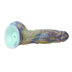 9.26" Multicolor Rechargeable Silicone Thrusting Realistic Dildo – 10 Vibrating + 3 Thrusting Modes with Remote Control