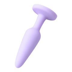 3 Sizes Purple Silicone Anal Plug Set – Progressive Training Kit with Gem Base Design