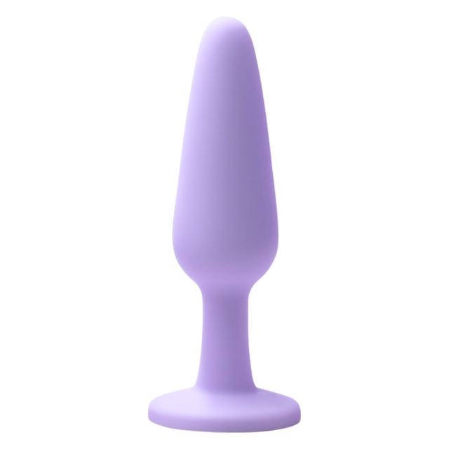 3 Sizes Purple Silicone Anal Plug Set – Progressive Training Kit with Gem Base Design