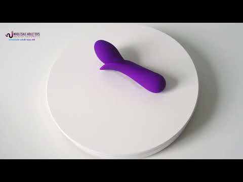 Customizable 5.40" Purple Rechargeable Silicone Clitoral Vibrator – 10 Vibrating Modes Compact Design