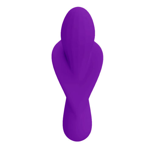 5.40" Purple Rechargeable Silicone Clitoral Vibrator – 10 Vibrating Modes Compact Design