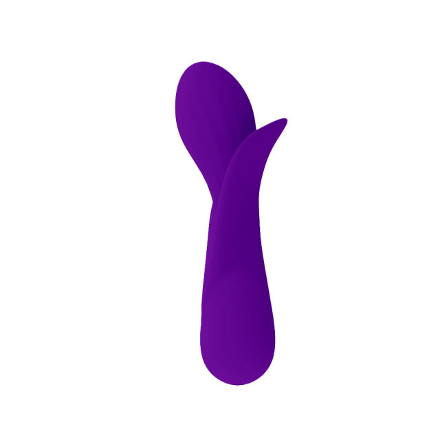 5.40" Purple Rechargeable Silicone Clitoral Vibrator – 10 Vibrating Modes Compact Design