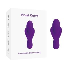 5.40" Purple Rechargeable Silicone Clitoral Vibrator – 10 Vibrating Modes Compact Design