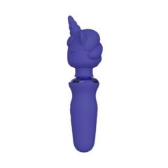 7.29" Purple Rechargeable Silicone Unicorn Vibrator – 20 Vibrating Modes Fantasy Design