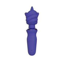 7.29" Purple Rechargeable Silicone Unicorn Vibrator – 20 Vibrating Modes Fantasy Design