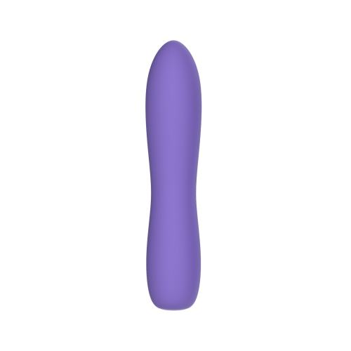 5.40" Purple Rechargeable Silicone G-Spot Vibrator – 10 Vibrating Modes Slim Precision Design
