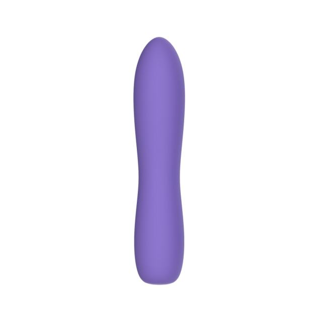 5.40" Purple Rechargeable Silicone G-Spot Vibrator – 10 Vibrating Modes Slim Precision Design