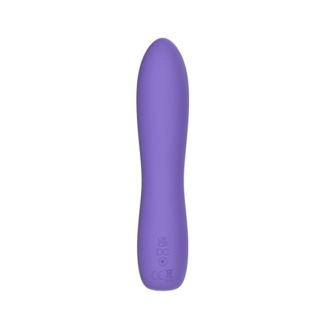 5.40" Purple Rechargeable Silicone G-Spot Vibrator – 10 Vibrating Modes Slim Precision Design