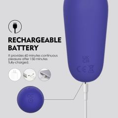 7.29" Purple Rechargeable Silicone Unicorn Vibrator – 20 Vibrating Modes Fantasy Design