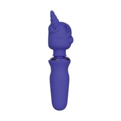 7.29" Purple Rechargeable Silicone Unicorn Vibrator – 20 Vibrating Modes Fantasy Design