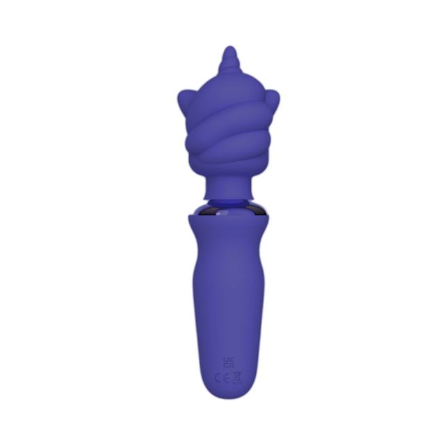 7.29" Purple Rechargeable Silicone Unicorn Vibrator – 20 Vibrating Modes Fantasy Design