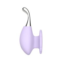 4.33" Purple Rechargeable Silicone Slim Vibrator – 10 Vibrating Modes