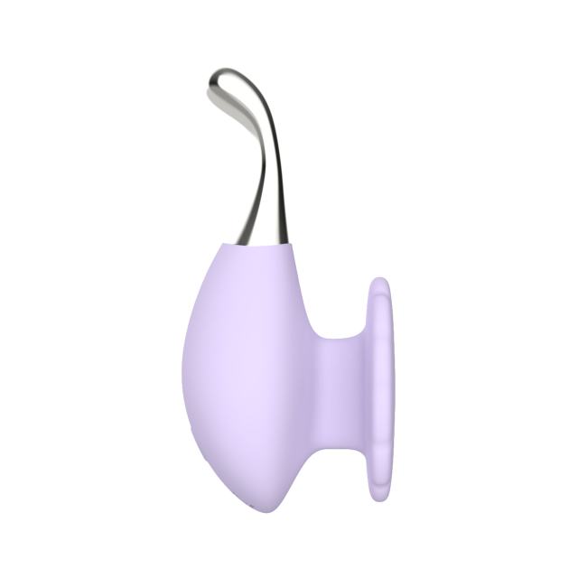 4.33" Purple Rechargeable Silicone Slim Vibrator – 10 Vibrating Modes