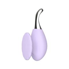 4.33" Purple Rechargeable Silicone Slim Vibrator – 10 Vibrating Modes