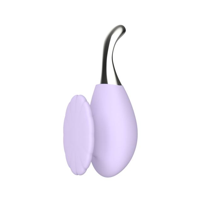 4.33" Purple Rechargeable Silicone Slim Vibrator – 10 Vibrating Modes
