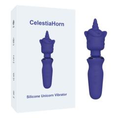 7.29" Purple Rechargeable Silicone Unicorn Vibrator – 20 Vibrating Modes Fantasy Design