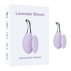 4.33" Purple Rechargeable Silicone Slim Vibrator – 10 Vibrating Modes