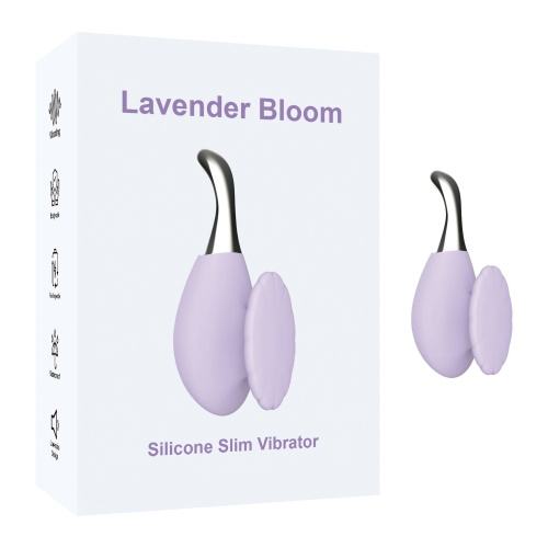 4.33" Purple Rechargeable Silicone Slim Vibrator – 10 Vibrating Modes