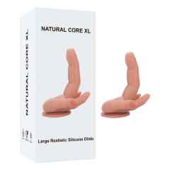 Customizable  6.70'' Flesh Hand-Shaped Silicone Dildo with Raised Finger with Suction Cup Base
