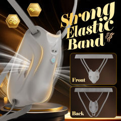 9 Vibrating Modes Wearable Grey Rechargeable Silicone App-Controlled Panty Vibrator