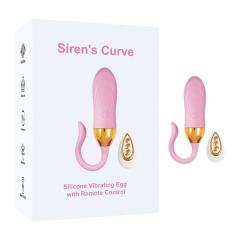 10 Vibrating Modes Pink Rechargeable Silicone Remote Control Vibrating Egg