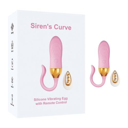10 Vibrating Modes Pink Rechargeable Silicone Remote Control Vibrating Egg
