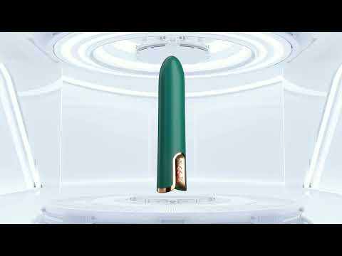 10-Speed Green & Rose Gold Rechargeable Waterproof Vibrator