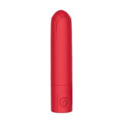 3.35” Red 10-Speed Rechargeable Vibrating Bullet