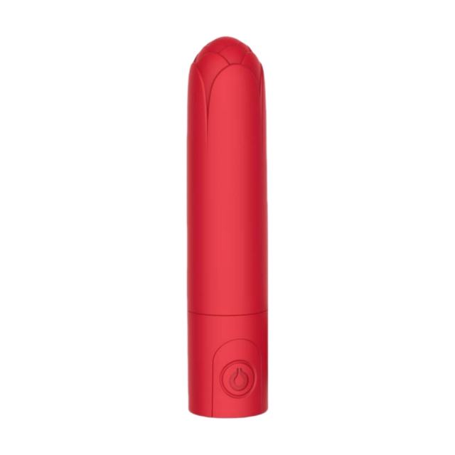 3.35” Red 10-Speed Rechargeable Vibrating Bullet