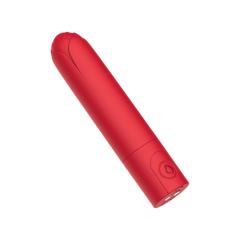 3.35” Red 10-Speed Rechargeable Vibrating Bullet