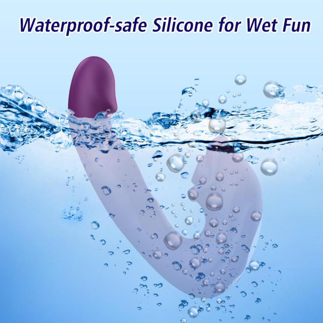 7.68" Purple Rechargeable Silicone App-Controlled Rabbit Vibrator – 7 Vibrating + 7 Sucking + 7 Flapping Modes