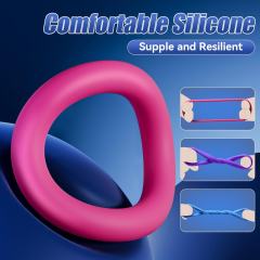 3-Piece Multicolor Silicone Cock Ring Set