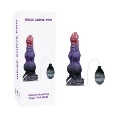 9.46'' Realistic Silicone Squirting Huge Thick Dildo with Long Insertable Length and Strong Suction Cup