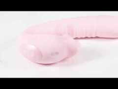 7.29" Pink Rechargeable Silicone Rabbit Vibrator – 10 Vibrating + 10 Thrusting + 10 Finger-Like Motion + 10 Rotating Modes