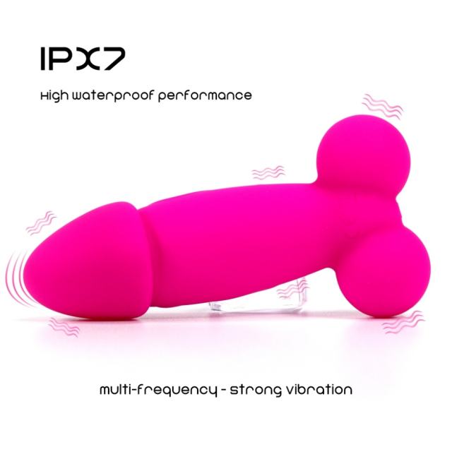 3.59" Magenta Rechargeable Silicone App-Controlled Vibrating Egg – 9 Vibrating Modes