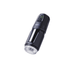 10.84'' Black Rechargeable Male Masturbators - 7 Thrusting + 7 Rotating + 7 Vibrating Modes