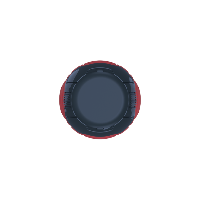 10-Speed Vibrating Waterproof Automatic Black & Red Male Masturbators