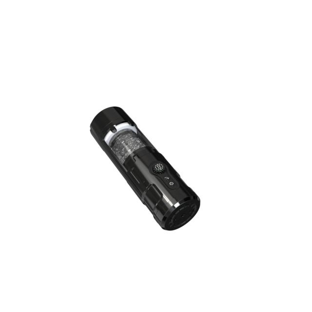 5-Speed Rotating & Vibrating Waterproof Automatic Black Male Masturbators