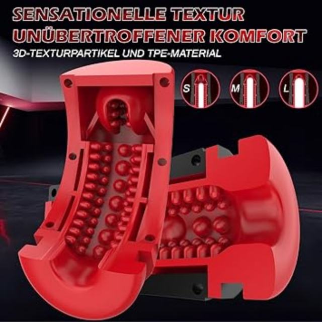 10-Speed Vibrating Waterproof Automatic Black Male Masturbators