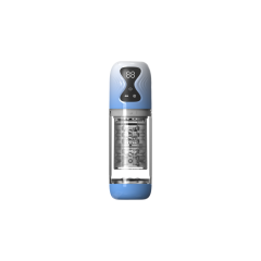 10.24'' Blue Rechargeable Male Masturbators - 7 Rotating + 7 Sucking Modes