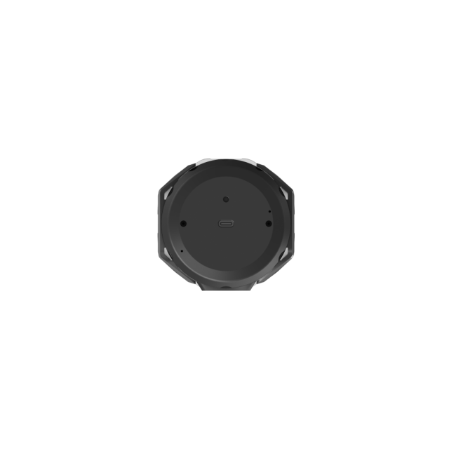 11.19'' Gunmetal Rechargeable Male Masturbators - 7 Thrusting + 7 Rotating + 7 Sucking + 7 Vibrating Modes