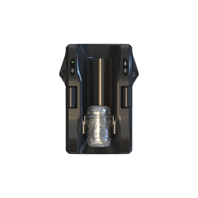 5-Speed Sucking & Vibrating Waterproof Automatic Black Male Masturbators