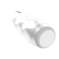 White  Male Waterproof Automatic Masturbators with Heating - 3 Sucking + 10 Vibrating Modes