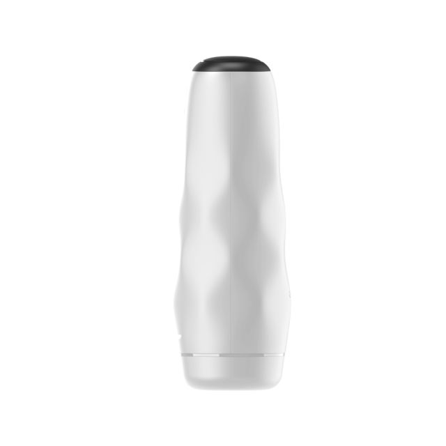 White  Male Waterproof Automatic Masturbators with Heating - 3 Sucking + 10 Vibrating Modes