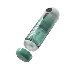 11.31'' Green Rechargeable Male Masturbator - 7 Thrusting + 7 Rotating + 7 Sucking + 7 Vibrating Modes