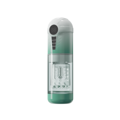 11.31'' Green Rechargeable Male Masturbator - 7 Thrusting + 7 Rotating + 7 Sucking + 7 Vibrating Modes