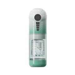 11.31'' Green Rechargeable Male Masturbator - 7 Thrusting + 7 Rotating + 7 Sucking + 7 Vibrating Modes